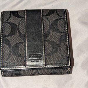 Coach Wallet - black bifold